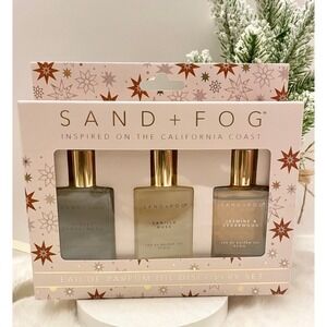 Sand + Fog VIOLET SANDALWOOD VANILLA MUSK JASMINE CEDARWOOD Gift Set
